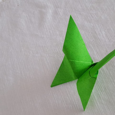 Origami. Vergrösserte Ansicht