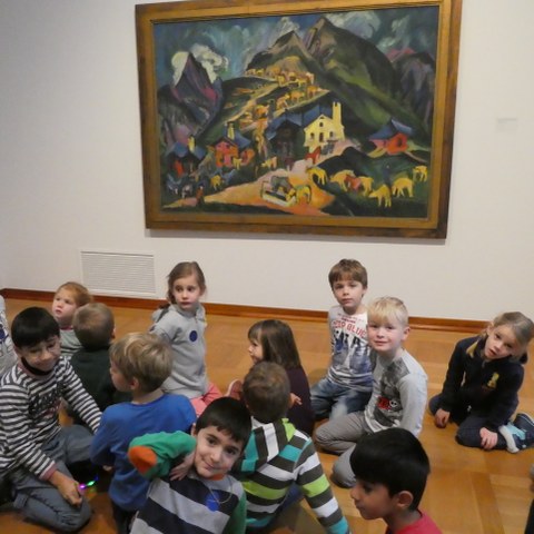 Besuch im Kunstmuseum in Basel. Vergrösserte Ansicht