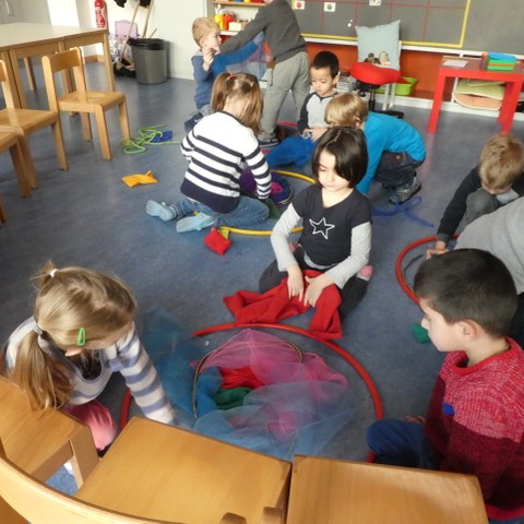 Im Kindergarten.... Vergrösserte Ansicht