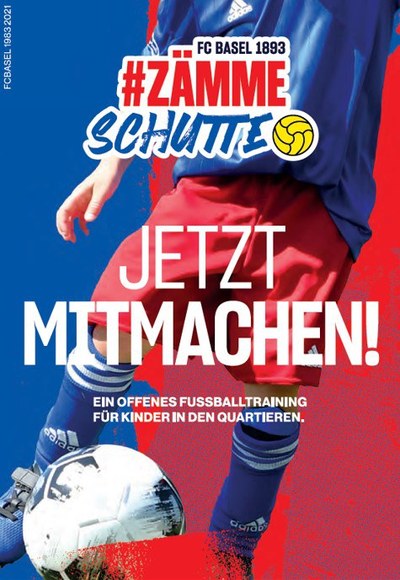 Flyer zämme schutte vorderseite